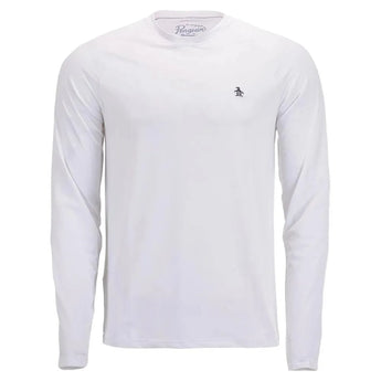 Men's Raglan Long Sleeve Tennis Pull Over-Apparel-Penguin-98244-118_BT_WHITE-L-Tennis Express