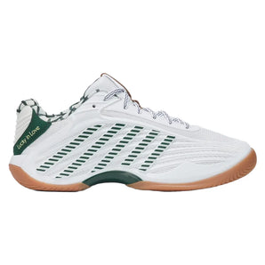 Women's LIL Hypercourt Express 3 Tennis Shoes White and Team Green, K-Swiss, White/Team Green, Tennis Express, 99583-108U26-WHITE-TEAM-GREEN-1