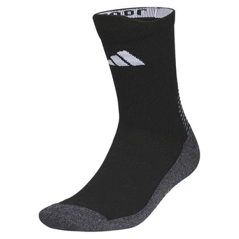 Men's 6 Star Team Grip Crew Socks Black and Onix Grey,Socks,Adidas,Black/Onix Grey,M,Tennis Express,A5161962-1