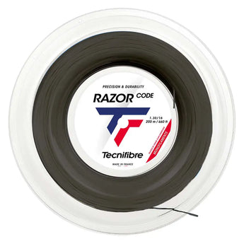 Razor Code 1.30MM/16G Tennis String Reel Carbon,Strings,Tecnifibre,,,Tennis Express,ATPRC16CARBR-1