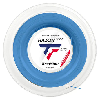 Razor Code 1.20MM/18G Tennis String Reel Blue,Strings,Tecnifibre,,,Tennis Express,ATPRC18BLR-1