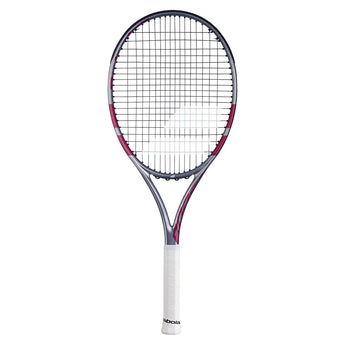 Boost Aero Pink Tennis Racquet White Pink and Grey-Racquets-Babolat-, [current_file_name-Tennis Express