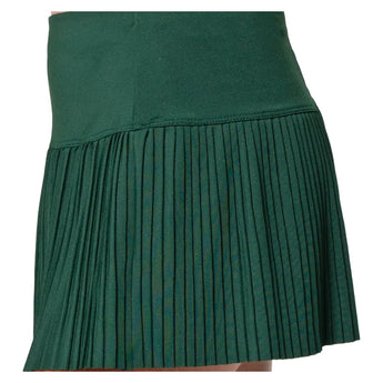 Girls' Pleated Tennis Skort Team Green, Lucky In Love, Tennis Express, B163-300-3