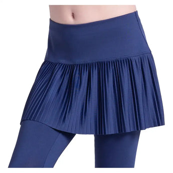 Girls' Emmy Pleated Tennis Legging Navy,Apparel,Lucky In Love,,,Tennis Express,B184-400-6