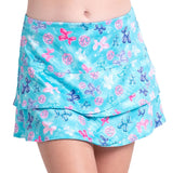 Girls' Printed Tennis Skort-Apparel-Lucky In Love-B70-54G955-Tennis Express