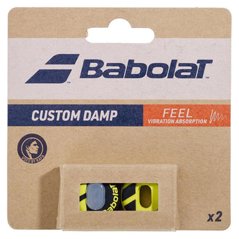 Custom X2 Tennis Dampeners Black and Yellow-Accessories-Babolat-B700130-142-1-Tennis Express