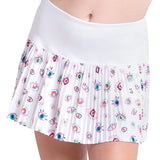 Girls' Pleated Printed Tennis Skort,Apparel,Lucky In Love,50G955 Eye on the Ball,2XS,Tennis Express,B99-50G955