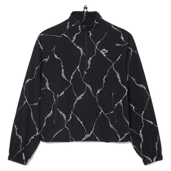 Women's Players Tennis Jacket Black, Lacoste, Black, Tennis Express, BF6763-031F26-BLACK-1