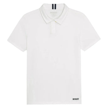 Men's Tournament Raglan Tennis Polo, Boast, White/Navy, Tennis Express, BM5PO11-F26-WHITE-NAVY-1