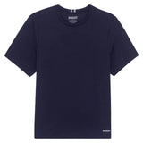 Men's Short Sleeve Tournament Tennis Crew, Boast, Navy/White, Tennis Express, BM5TP20-F26-NAVY-WHITE-1