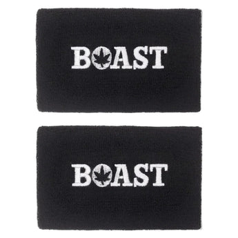 Men's 2pk Wristband Set, Boast, Black/White, Tennis Express, BU5ACC100-F26-BLACK-WHITE-1