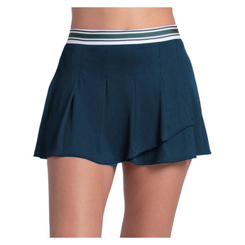 Women's Ivy Classic 13 Inch Tennis Skort, Lucky In Love, 401 Midnight, Tennis Express, CB683-02H-401-MIDNIGHT-1