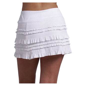 Women's Sporty Frill 13 Inch Tennis Skort,Apparel,Lucky In Love,,,Tennis Express,CB857-110-4