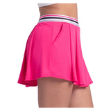 Women's Straight To It 13 Inch Tennis Skort Shocking Pink, Lucky In Love, Tennis Express, CB861-15H645-2