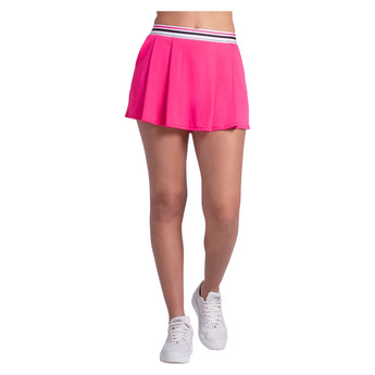 Women's Straight To It 13 Inch Tennis Skort Shocking Pink, Lucky In Love, Tennis Express, CB861-15H645-4