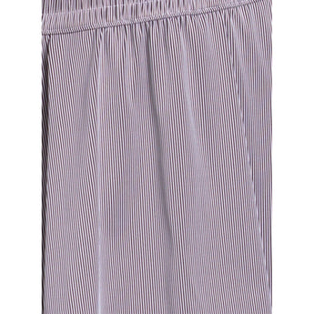 Women's High Waist Rib Sport Cord 13 Inch Tennis Skort White and Black, Lucky In Love, Tennis Express, CB874-121-4