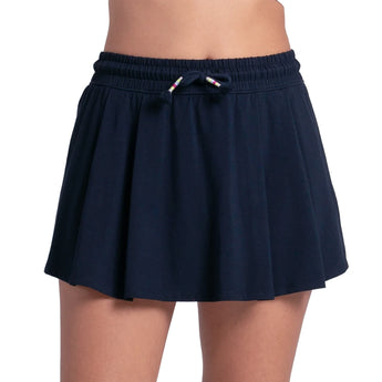 Women's High Waist Pima Tennis Skort,Apparel,Lucky In Love,472 Dark Navy,XS,Tennis Express,CB878-472