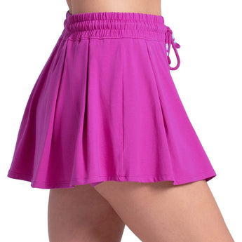 Women's High Waist Pima Tennis Skort,Apparel,Lucky In Love,,,Tennis Express,CB878-676-1