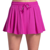 Women's High Waist Pima Tennis Skort,Apparel,Lucky In Love,676 Bright Rose,XS,Tennis Express,CB878-676