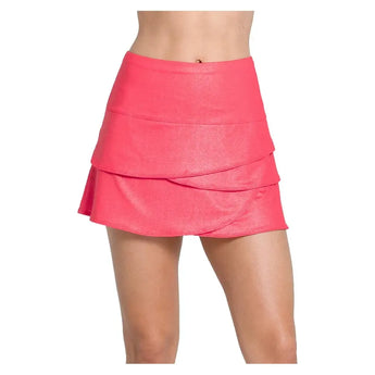 Women's All That Shimmers Scallop 14 Inch Tennis Skort-Apparel-Lucky In Love-CB993-25B695_71470560-730a-4a5f-80c0-aa38647db739-Tennis Express