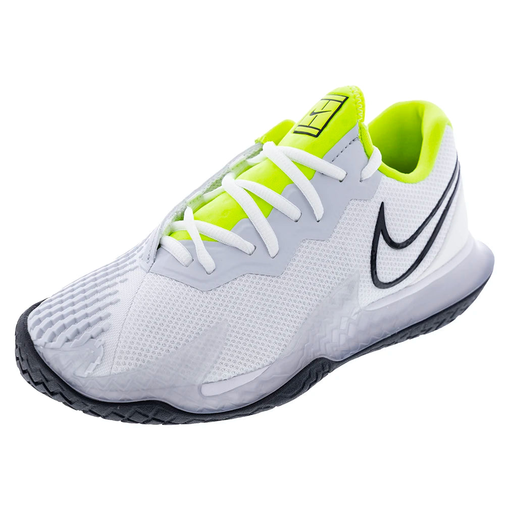 Men's Air Zoom Vapor Cage 4 Tennis Shoes White and Black – Tennis Men's Air Zoom Vapor Cage 4 Tennis Shoes White and Black – Tennis
