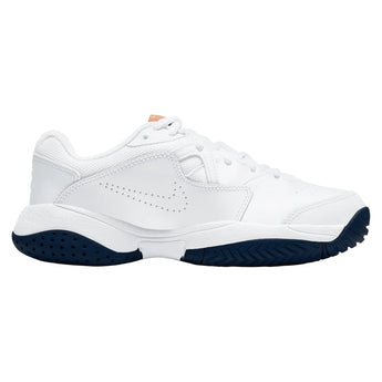 Juniors' Court Lite 2 Tennis Shoes White and Team Orange, Nike, Tennis Express, CD0440-106H26-11