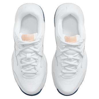 Juniors' Court Lite 2 Tennis Shoes White and Team Orange, Nike, Tennis Express, CD0440-106H26-12