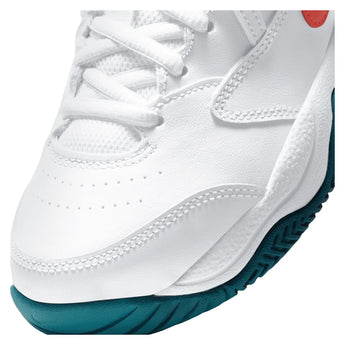Juniors' Court Lite 2 Tennis Shoes White and Team Orange, Nike, Tennis Express, CD0440-106H26-8