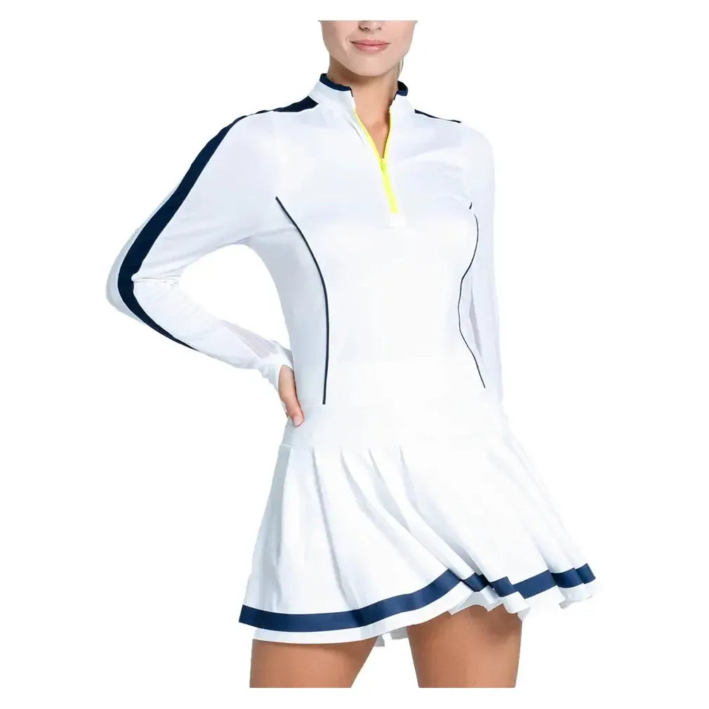 long sleeve tennis dress Women's Fast Motion Long Sleeve Tennis Dress Midnight