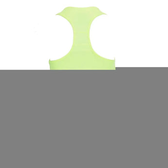Women's V-Neck Tennis Tank with Bra in Lemon Frost-Apparel-Lucky In Love-CT60-718F21-1-Tennis Express