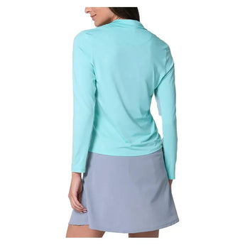 Women's Free Play Zip Long Sleeve Tennis Top Capri-Apparel-Lucky In Love-CX034-436F25-4-Tennis Express