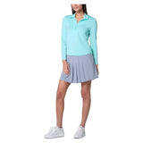Women's Free Play Zip Long Sleeve Tennis Top Capri-Apparel-Lucky In Love-CX034-436F25-5-Tennis Express