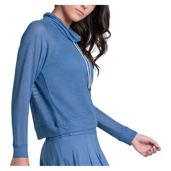 Women's Chill Day Long Sleeve Tennis Top,Apparel,Lucky In Love,,,Tennis Express,CX170-F26-445-5