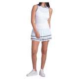 Women's Preppy Court Tennis Tank White, Lucky In Love, Tennis Express, CX188-95G110-3