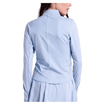 Women's Pima Heritage 1/4 Zip Tennis Top,Apparel,Lucky In Love,,,Tennis Express,CX211-58H428-1