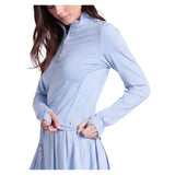 Women's Pima Heritage 1/4 Zip Tennis Top,Apparel,Lucky In Love,,,Tennis Express,CX211-58H428-2