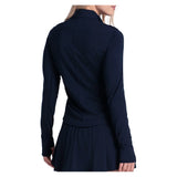 Women's Pima Heritage 1/4 Zip Tennis Top,Apparel,Lucky In Love,,,Tennis Express,CX211-58H472-1