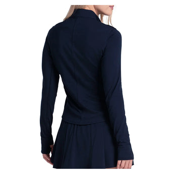 Women's Pima Heritage 1/4 Zip Tennis Top,Apparel,Lucky In Love,,,Tennis Express,CX211-58H472-1