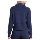 Women's Lucky Pure Luxe Zip Long Sleeve Tennis Top, Lucky In Love, Tennis Express, CX218-H26-6