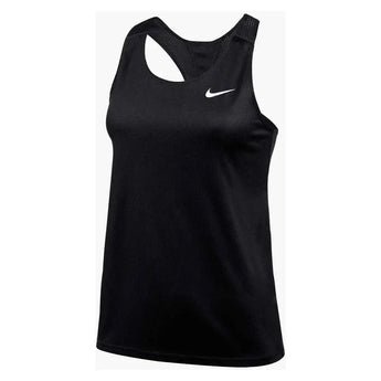WOMEN'S TENNIS SINGLET-Apparel-Nike-DH8126-TEAM-Black-Tennis Express