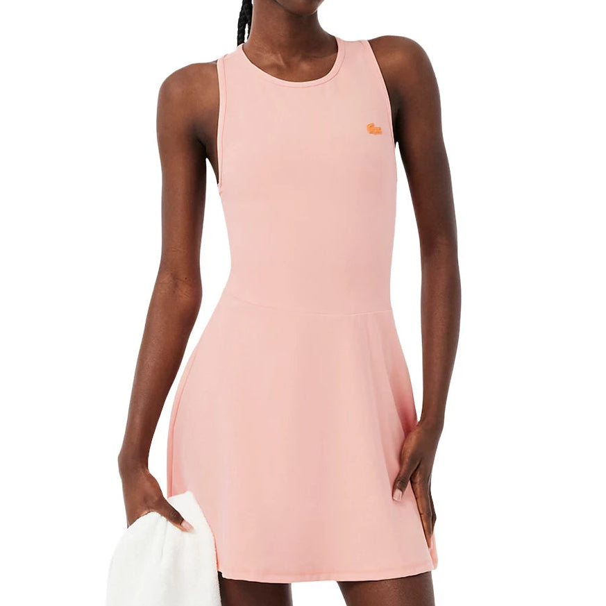 lacoste tennis dress Ultra Dry Stretch with Liner in stretch jersey with Ultra Dry technology for a fresh feel Dress Women - white |