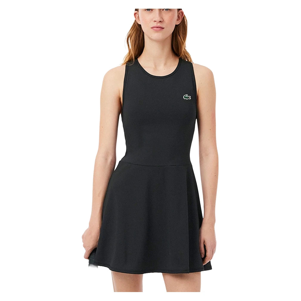 Lacoste Womens Core Court Essentials Dress Black 34 (2) Lacoste Womens Core Court Essentials Dress Black 34 (2)