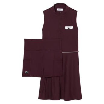 Women's Heritage Tennis Dress, Lacoste, Z4J Oxalis, Tennis Express, EF6799-F26-Z4J-OXALIS-1