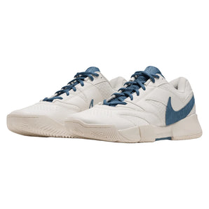 Men's Court Lite 4 Tennis Shoes Sail and Smokey Blue, Nike, Sail/Smokey Blue, Tennis Express, FD6574-121H26-SAIL-SMOKEY-BLUE-1