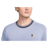 Men's Court Heritage Short Sleeve Tennis Top, Nike, Tennis Express, FN0318-H26-3