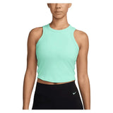 Women's One Fitted Dri-FIT Cropped Tennis Tank Top-Apparel-Nike-FN2806-353-Tennis Express