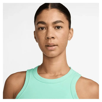 Women's One Fitted Dri-FIT Cropped Tennis Tank Top-Apparel-Nike-FN2806-353_2-Tennis Express