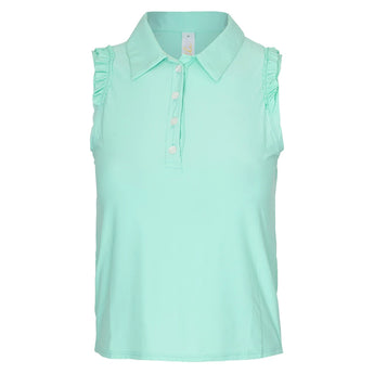 Women's Rally Tennis Polo Tank Menthol,Apparel,Bobbe,Menthol,XS,Tennis Express,FR-RPT-1002
