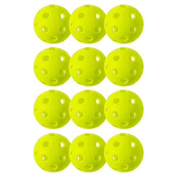 X-26 Indoor Pickleballs 12 Pack Lime Green-Balls-Franklin Sports-FS52910X-1-Tennis Express