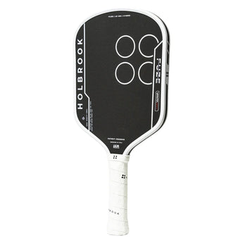 Fuze VantaGrit Hybrid 16mm Pickleball Paddle Black and White, Holbrook, Tennis Express, FUZE-V-H-16-1